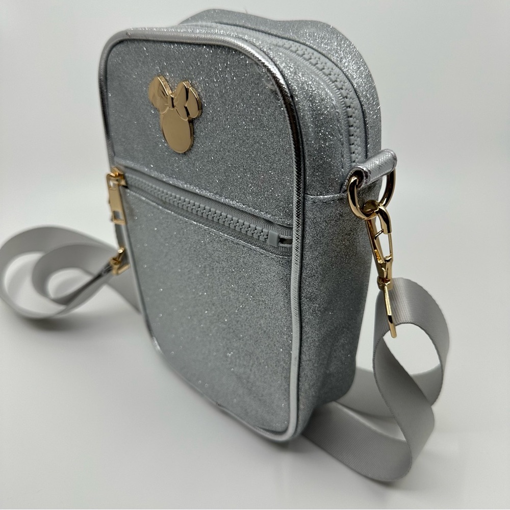 Disney Silver Glitter Crossbody Bag - Picture 2 of 4